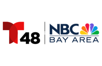 Official logo of Telemundo 48 and NBC Bay Area